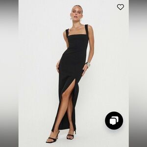 Princess Polly Bombshell Maxi Dress in Black